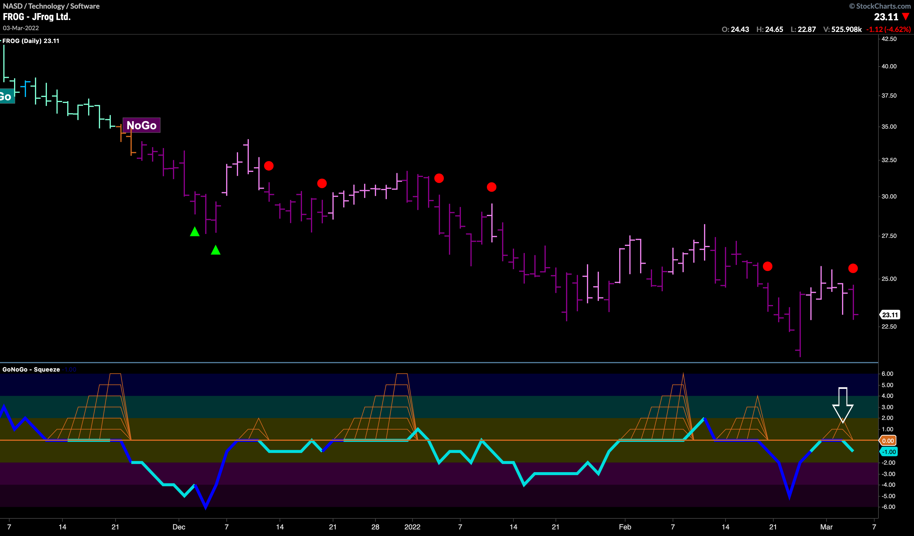 JFrog Limited: more NoGo downside possibility?