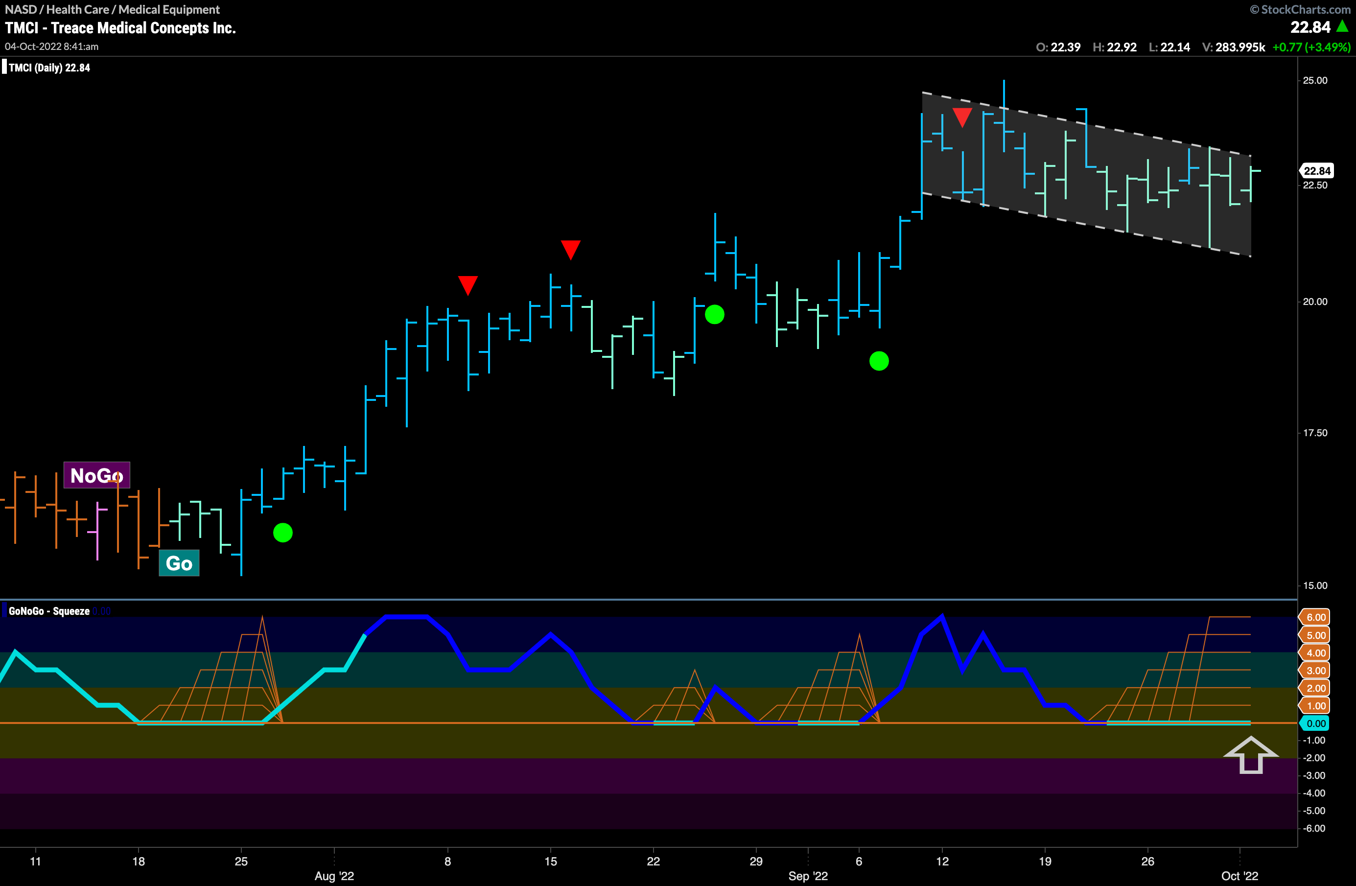 $TMCI setting up potential bull flag breakout?