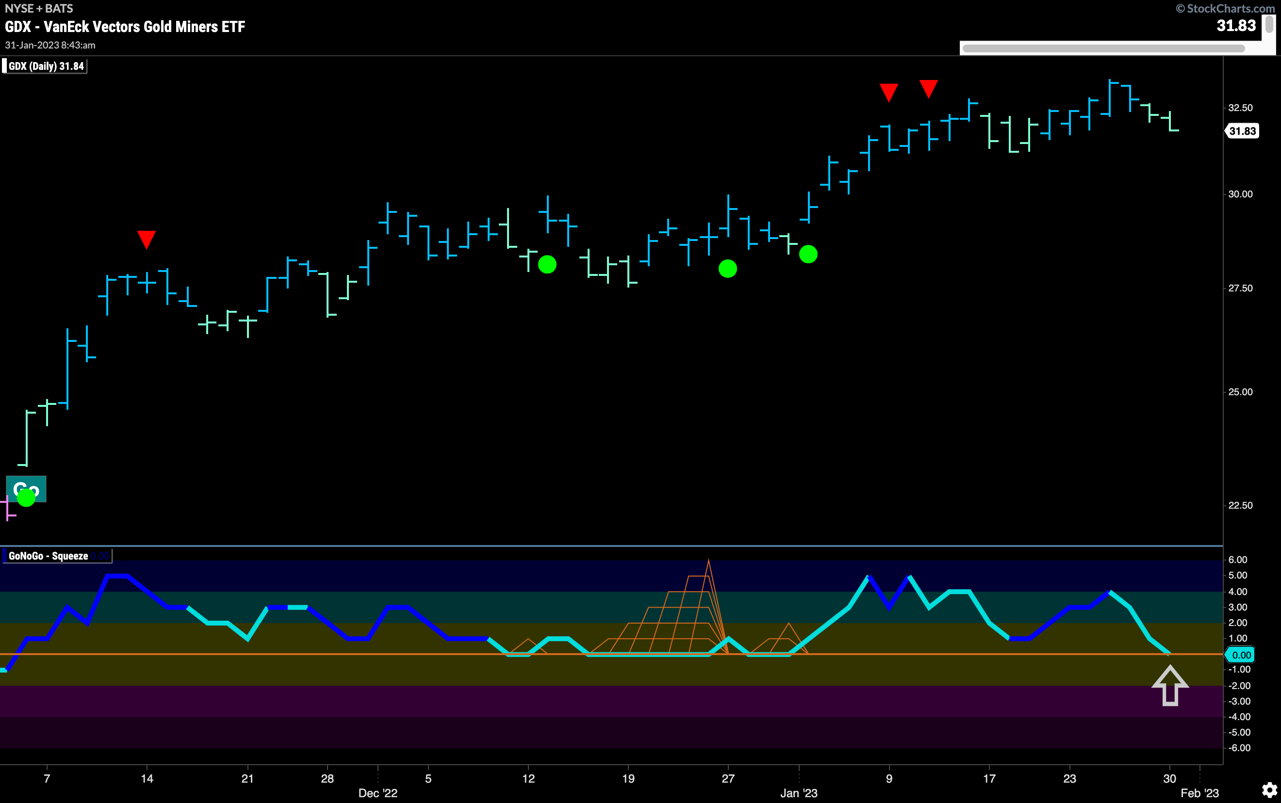 $GDX – a buy the dip moment for miners?